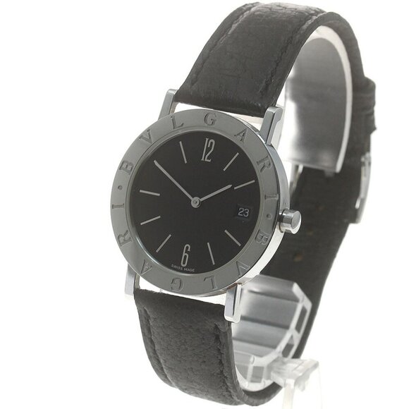 BVLGARI BVLGARIBVLGARI BB33SL Date black Dial Quartz Men's Watch